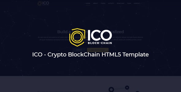 ICO v1.0 - Crypto BlockChain HTML5 Template