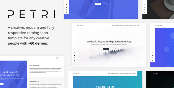 Download Petri – Creative Coming Soon Template | Free Nulled Scripts