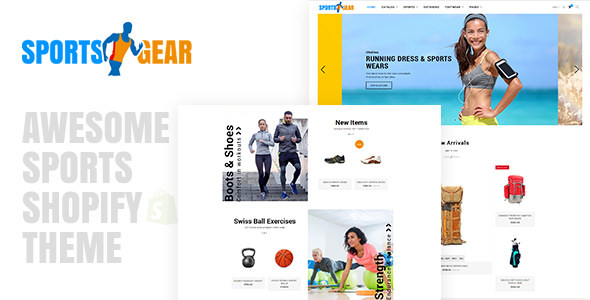 Sports Gear - Sports Shop Shopify Theme