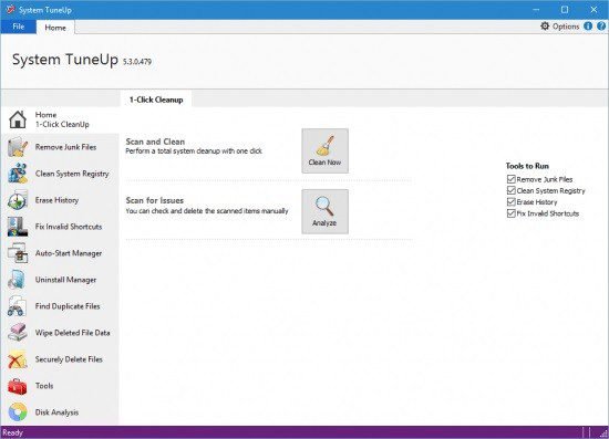 Download Acelogix System TuneUp 5.6.0.485 Portable