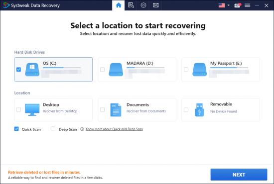 Download Systweak Data Recovery 2.1.1.265 Portable