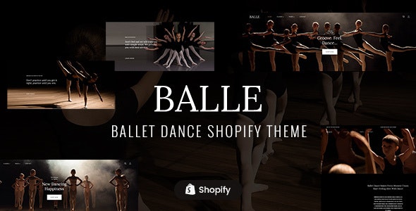 Balle v1.0 - Dance Studio Shopify Theme