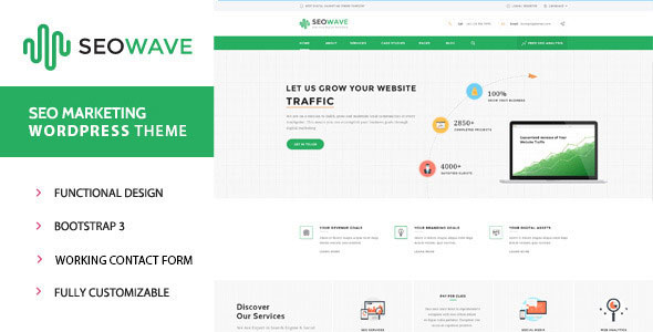 Seo Wave v1.3.2 - WordPress Theme for SEO