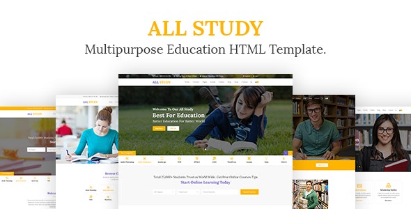 All Study - Multipurpose Education HTML Template