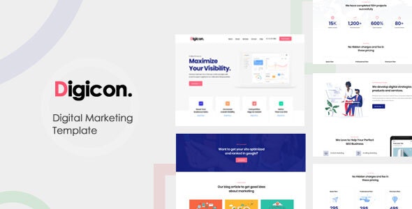 Digicon v1.0 - Digital Marketing Bootstrap Template