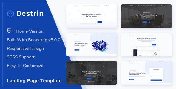 Destin v1.0 - Bootstrap 5 Landing Page Template