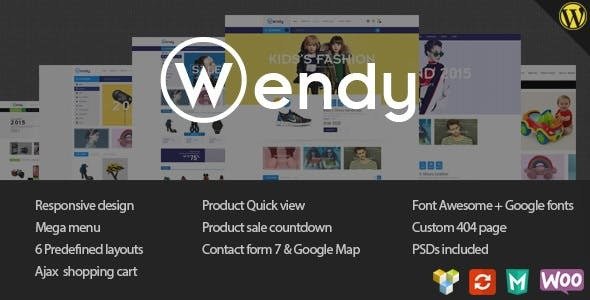 Wendy v1.6.3 - Multi Store WooCommerce Theme