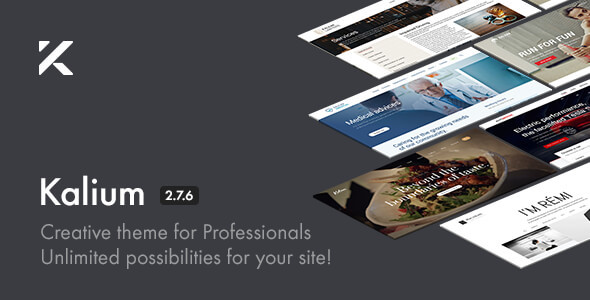 Kalium v2.7.6 - Creative Theme for Professionals