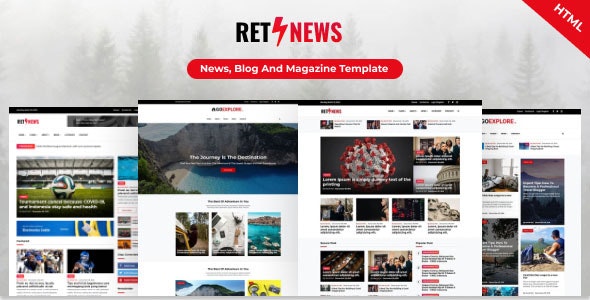 Retnews v1.0 - News, Blog & Magazine Template