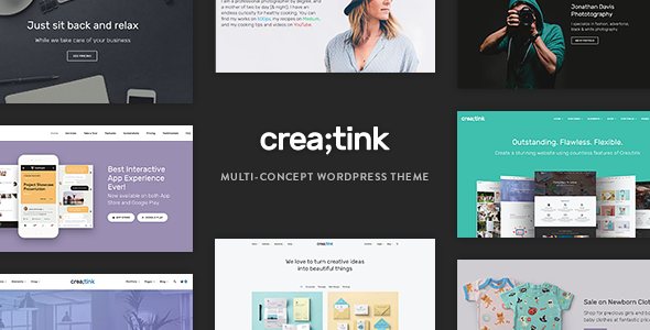 Creatink v1.0.7 - Multi-Concept Responsive WordPress Theme