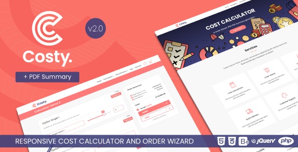 Costy v2.1 - Cost Calculator and Order Wizard