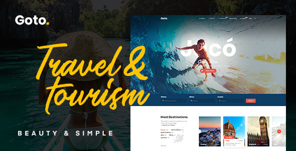 Goto v1.3 - Tour & Travel WordPress Theme