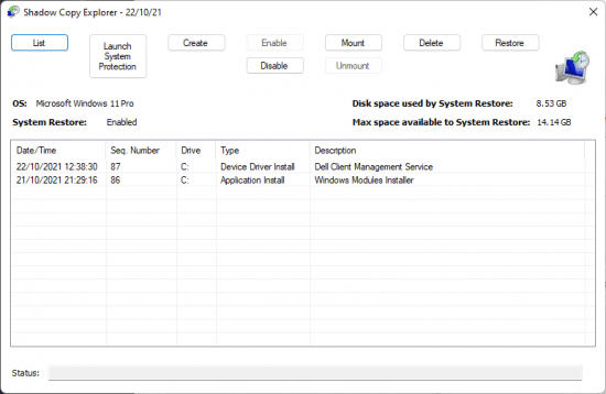 Download Shadow Copy Explorer 1.7