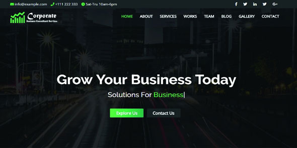 Download Corporate – Business and Portfolio Template | Free Nulled Scripts