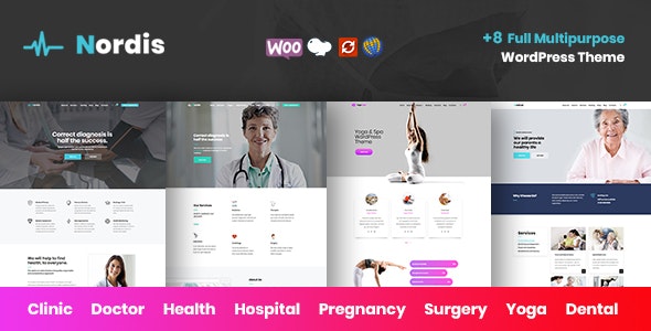 Nordis v2.3.0 - Health & Medical Wordpress Theme