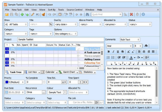 Download ToDoList 8.0.19.0 Portable