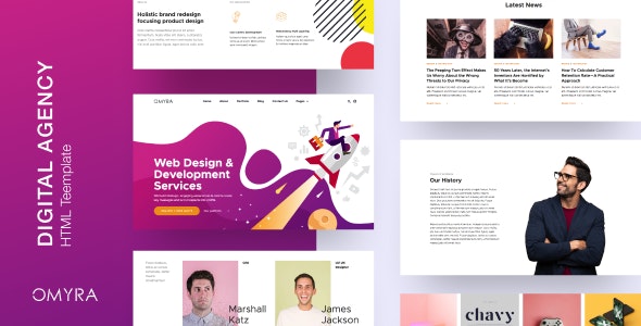 Omyra v1.0 - Digital Agency HTML Template