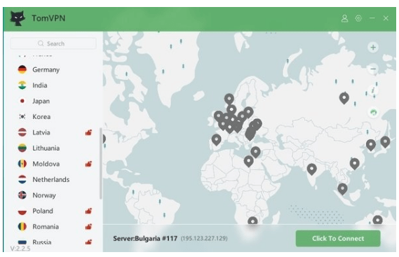 Download TomVPN 2.3.8 Portable