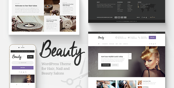 Beauty v1.6.3 - Hair Salon, Nail, Spa, Fashion WP Theme