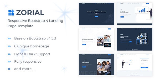Zorial v1.0 - Landing Page Template