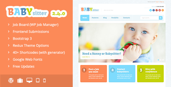 Download Babysitter v2.4.0 – Job Board WordPress Theme | Free Nulled Scripts