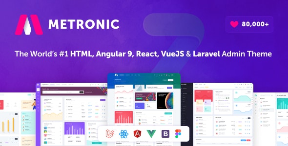 Metronic v7.1.7 - Bootstrap 4 HTML, React, Angular 9, VueJS & Laravel Admin Dashboard Theme