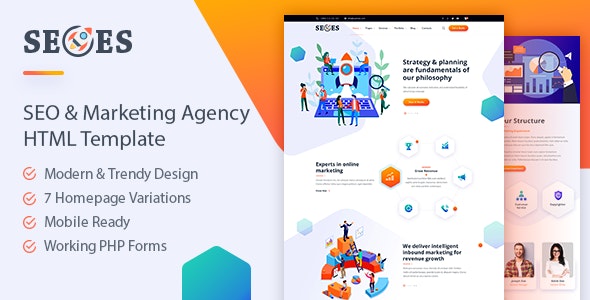 Seoes v1.0 - Marketing Agency HTML Template