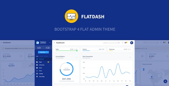 FlatDash v1.0.0 - Bootstrap 4 Flat Admin Theme