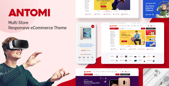 Antomi v1.0.2 - Multipurpose Theme for WooCommerce WordPress