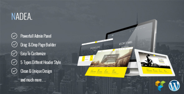 Nadea v1.0 - Responsive Multi-Purpose WordPress Theme