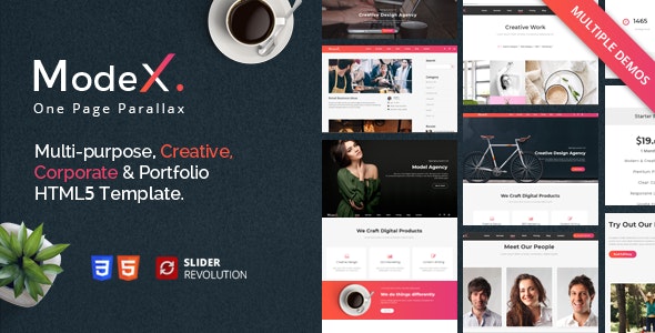 Modex v1.0 - One Page Parallax