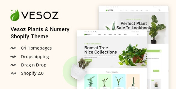 Vesoz v1.0.0 - Plants And Nursery Shopify Theme