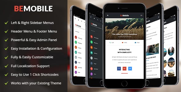 Be Mobile Theme v1.3 - Mobile WordPress Theme (WooCommerce Ready)