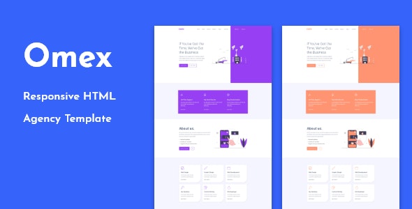 Omex v1.0 - Responsive HTML Agency Template