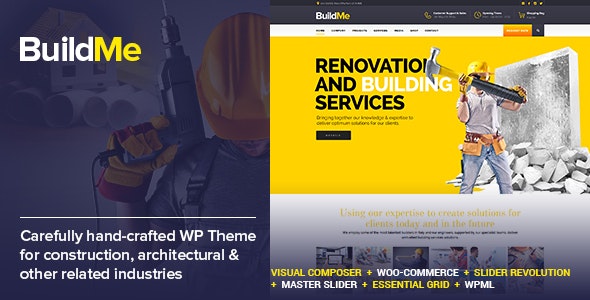 BuildMe v4.6 - Construction & Architectural WP Theme