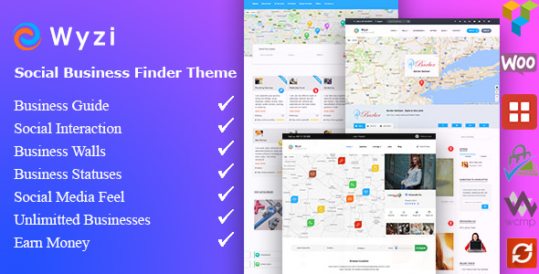 WYZI v2.2.5 - Social Business Finder Directory Theme