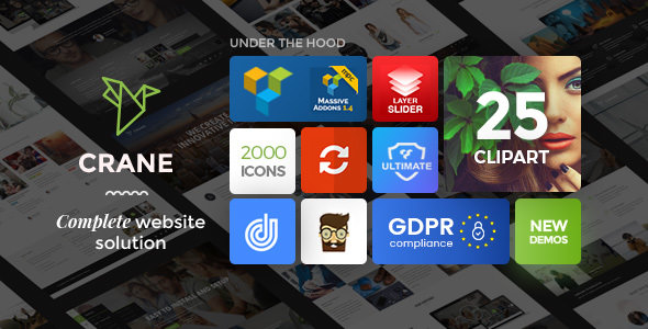 Crane v1.0.7 - Highly Customizable Multipurpose Theme