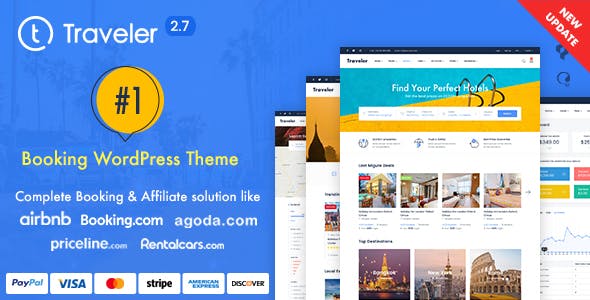 Traveler v2.9.1 - Travel Booking WordPress Theme