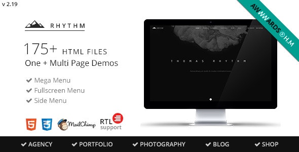 Rhythm v2.19 - Multipurpose One/Multi Page Template