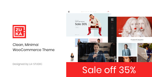 Zuka v1.0.2 - Clean, Minimal WooCommerce Theme