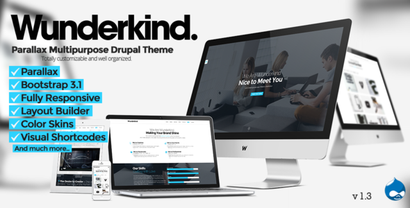 Download Wunderkind v1.5 – One Page Parallax Drupal 7 Theme | Free Nulled Scripts