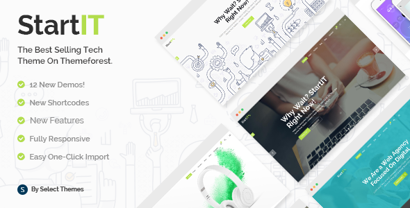 Startit v4.1.1 - A Fresh Startup Business Theme