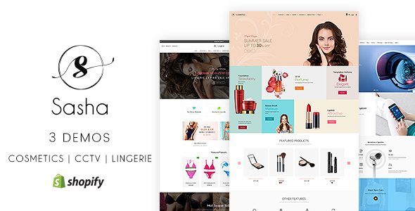 Download Sasha v1.1 – Cosmetics, CCTV, lingerie Shopify Theme | Free Nulled Scripts