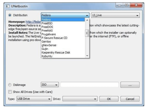 UNetbootin (Universal Netboot Installer)
