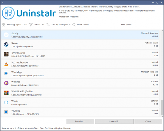 Download Uninstalr 2.8.0 Portable