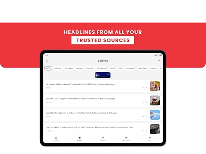 JioNews - News & Coupons Screenshot