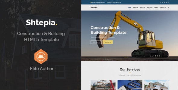 Shtepia v1.2 - Construction & Building HTML5 Template