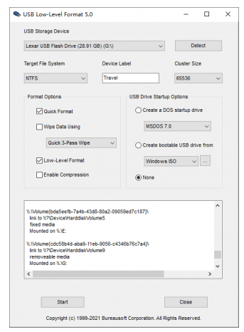 USB Low-Level Format