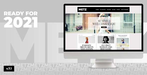 Metz v7.1 - A Fashioned Editorial Magazine Theme