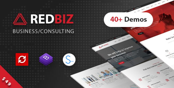 RedBiz v1.2.1 - Finance & Consulting Multi-Purpose Theme